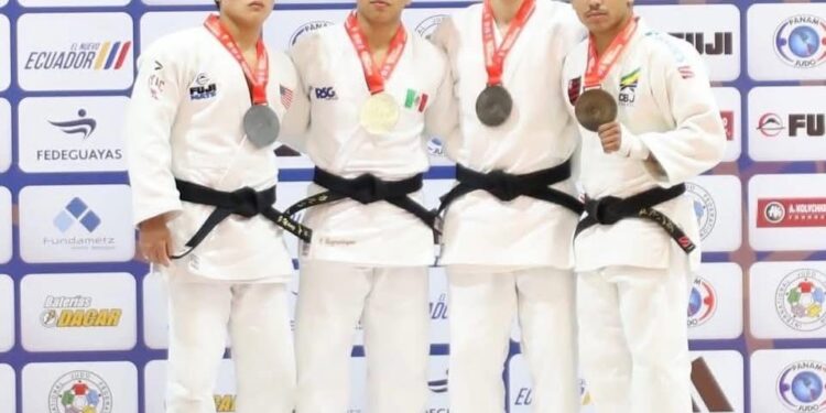 Brillan tamaulipecos en Panamericano de Judo; Eduardo Sagástegui gana el oro