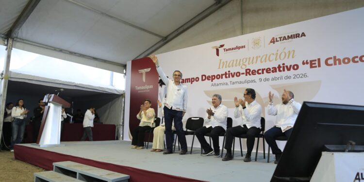 Supervisa Américo Villarreal proyectos productivos y deportivos en el sur de Tamaulipas