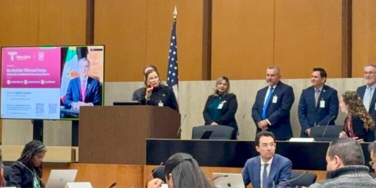 Participa Tamaulipas en reunión plenaria binacional México–Estados Unidos sobre puentes y cruces internacionales