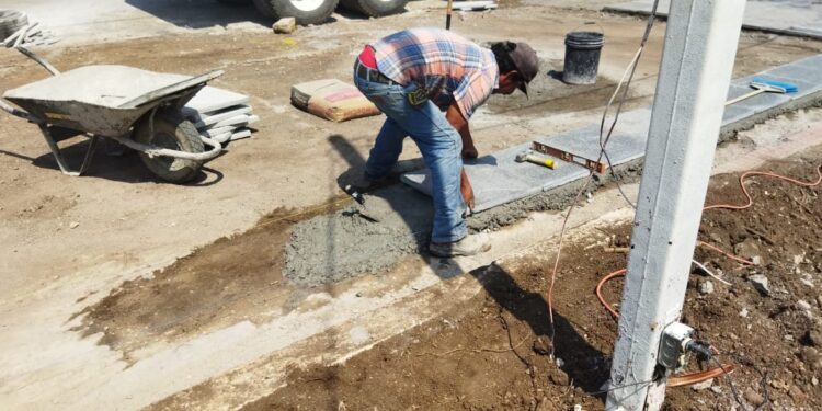 Trabaja Gobierno de Tamaulipas en transformación de la plaza “Héroes de la Independencia” en Ciudad Victoria