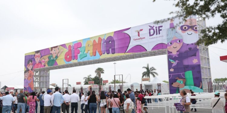 Disfrutan miles de familias de DIFZania, festejo dedicado a la familia y la niñez tamaulipeca