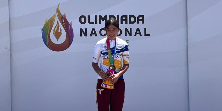Tiene Tamaulipas campeona de Olimpiada Nacional en Ciclismo