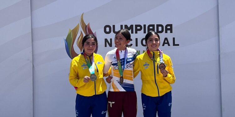 Tiene Tamaulipas campeona de Olimpiada Nacional en Ciclismo