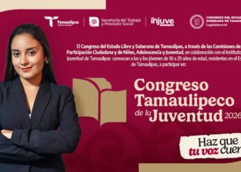 Convoca INJUVE a participar en el Congreso Tamaulipeco de la Juventud 2026