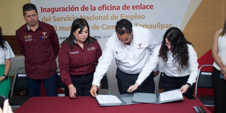 Inauguran Oficina de Colaboración del Servicio Nacional de Empleo en Camargo