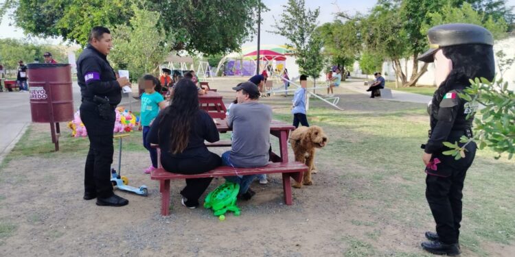 Implementa Guardia Estatal de Género operativo “Ruta Segura” e instala módulo preventivo en Nuevo Laredo