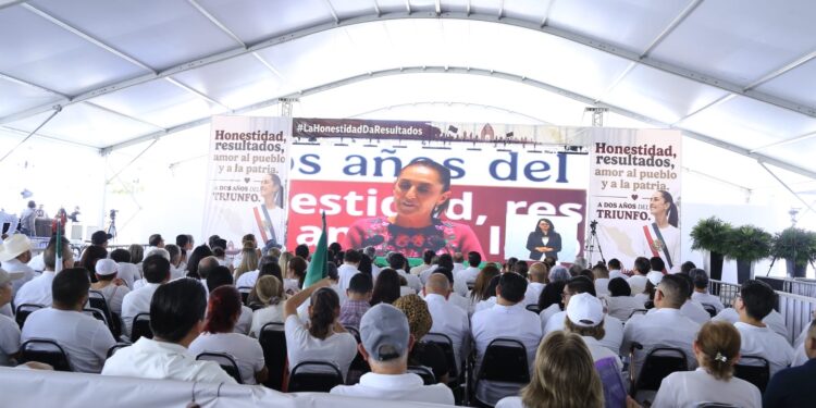 «Cuenta con el pueblo de Tamaulipas», expresa Américo Villarreal a Claudia Sheinbaum