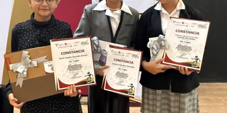 Premia COTACYT a estudiantes del concurso “Científicos que han cambiado al mundo” por su talento y creatividad