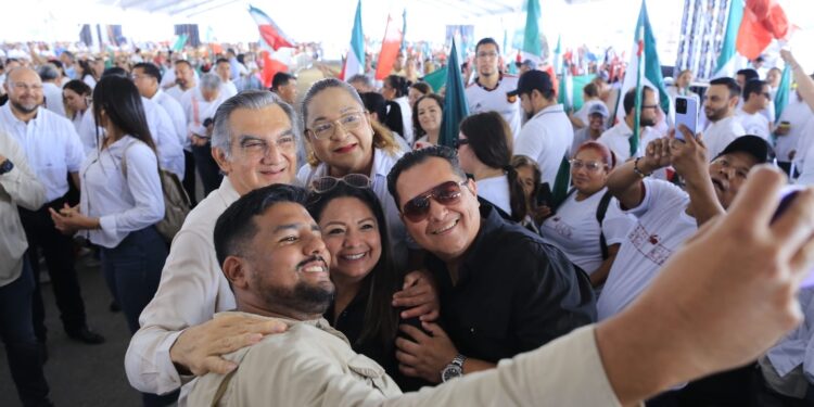 «Cuenta con el pueblo de Tamaulipas», expresa Américo Villarreal a Claudia Sheinbaum