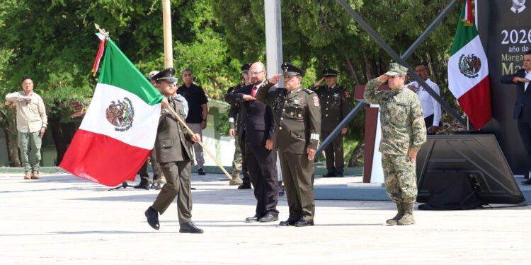 Gobierno de Tamaulipas honra la Batalla de Puebla con toma de protesta de jóvenes del SMN