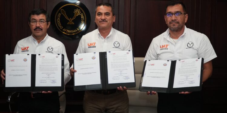 La UAT y el SUTUAT firman convenio de revisión salarial 2026