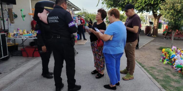 Implementa Guardia Estatal de Género operativo “Ruta Segura” e instala módulo preventivo en Nuevo Laredo