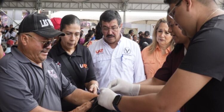 Participa la UAT en brigadas asistenciales del DIF Tamaulipas en Abasolo
