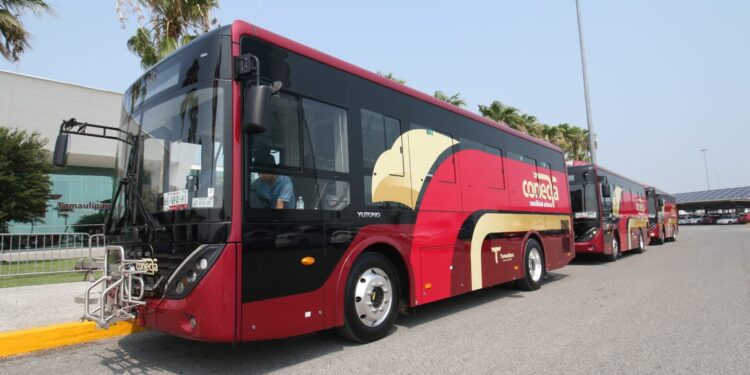 Pone en marcha Américo histórica modernización del transporte público en Tamaulipas