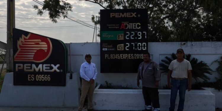 Gasolinera del Pueblo en Soto la Marina dentro de los mejores precios de combustible del estado