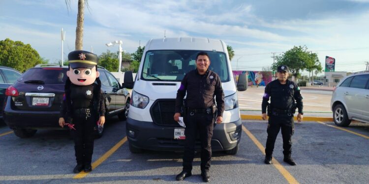 Implementa Guardia Estatal de Género operativo “Ruta Segura” e instala módulo preventivo en Nuevo Laredo