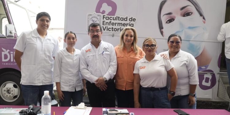 Participa la UAT en brigadas asistenciales del DIF Tamaulipas en Abasolo