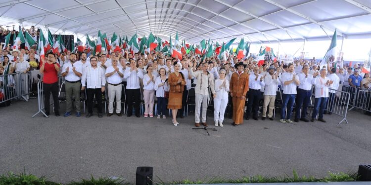«Cuenta con el pueblo de Tamaulipas», expresa Américo Villarreal a Claudia Sheinbaum