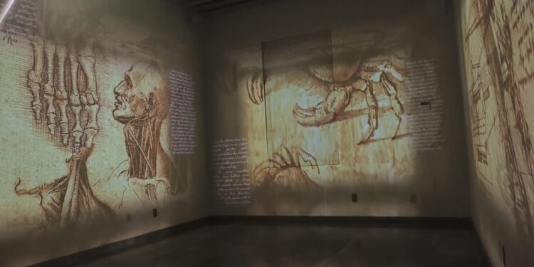 Presentarán exposición digital inmersiva en BARCO, sobre Leonardo da Vinci