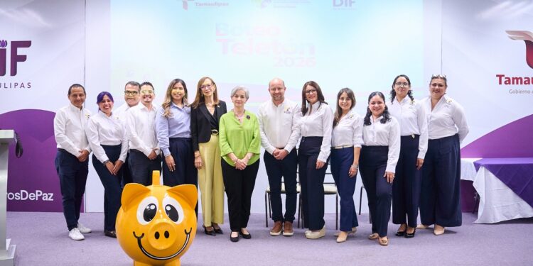 Arranca DIF Tamaulipas el boteo TELETÓN 2026 con la entrega de ánforas para los 43 municipios