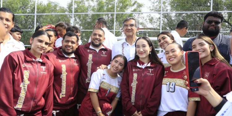 Reconoce Américo a las y los atletas tamaulipecos ganadores en la Olimpiada Nacional e impulsa infraestructura deportiva