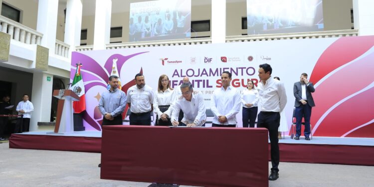 Ponen en marcha Américo y María Villarreal, Alojamiento Infantil Seguro y reafirman protección a la niñez tamaulipeca