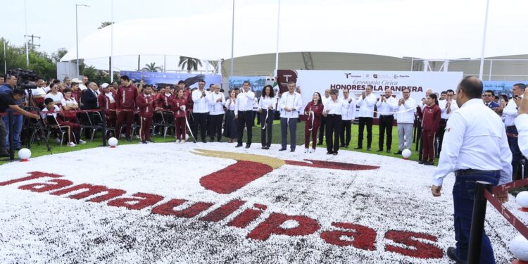 Reconoce Américo a las y los atletas tamaulipecos ganadores en la Olimpiada Nacional e impulsa infraestructura deportiva