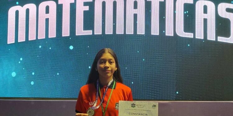 Destaca alumna de la UAT entre las jóvenes con mayor talento matemático en México