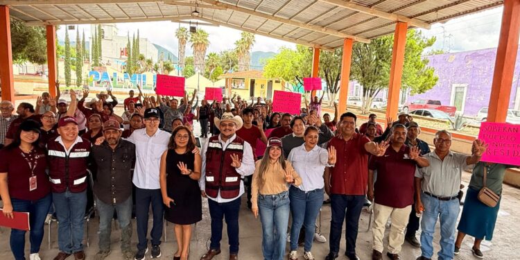 Lleva Morena a Cruillas, Palmillas, Miquihuana y Guerrero asambleas en defensa de la soberanía nacional