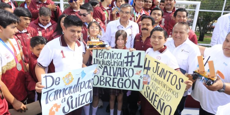 Reconoce Américo a las y los atletas tamaulipecos ganadores en la Olimpiada Nacional e impulsa infraestructura deportiva