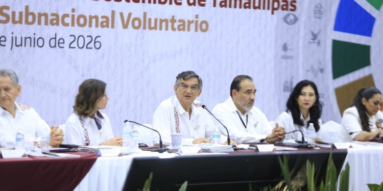Reconocen liderazgo de Américo Villarreal por avances de Tamaulipas en la Agenda 2030