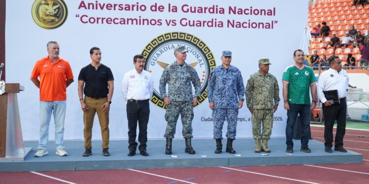 Celebran partido amistoso Correcaminos UAT Premier y Guardia Nacional