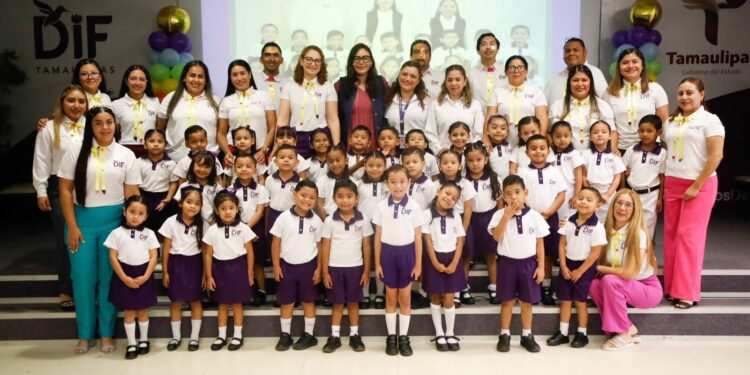 Gradúa DIF Tamaulipas a más de 2 mil 850 niñas y niños de educación preescolar