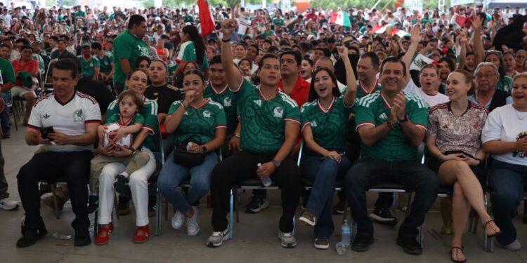 Reúne Fan Fest a más de 4 mil tamaulipecos para apoyar a la Selección Mexicana