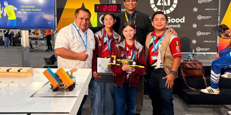 Conquistan estudiantes tamaulipecos el quinto lugar mundial en torneo internacional de robótica e inteligencia artificial
