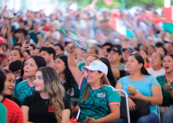 Reúne Fan Fest a más de 4 mil tamaulipecos para apoyar a la Selección Mexicana