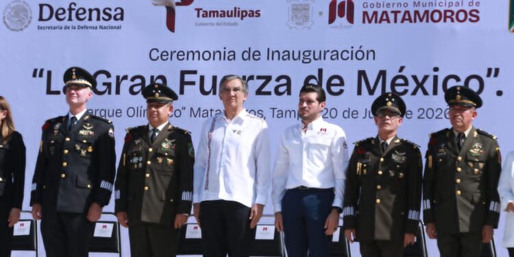 Inaugura Américo exposición La Gran Fuerza de México; destaca apoyos de la presidenta Sheinbaum para la frontera tamaulipeca