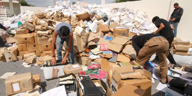 Convertirá Gobierno de Tamaulipas residuos de papel en apoyo para la educación