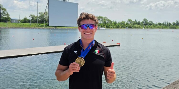 Conquista el tamaulipeco Diego Popa oro y plata en el Panamericano de Canotaje