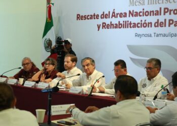 Revisa Américo avances de la estrategia integral para rescatar Laguna La Escondida y rehabilitar el Parque Cultural Reynosa