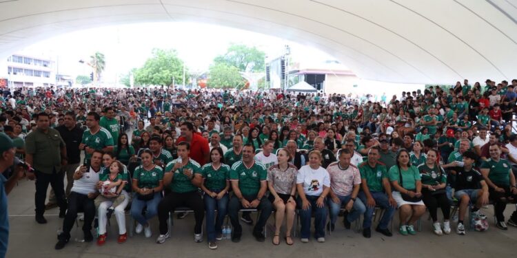 Reúne Fan Fest a más de 4 mil tamaulipecos para apoyar a la Selección Mexicana