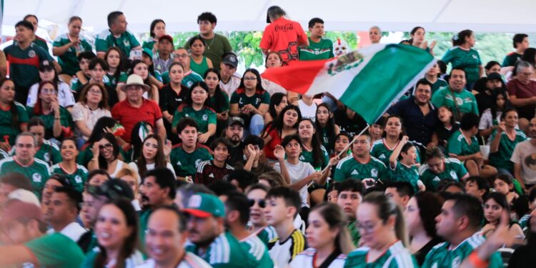 Reúne Fan Fest a más de 4 mil tamaulipecos para apoyar a la Selección Mexicana
