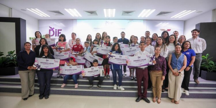 Premia DIF Tamaulipas a los ganadores del Concurso de Dibujo sobre Trabajo Infantil y Elaboración de Cartel