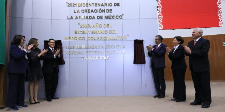 Encabeza Américo Villarreal reconocimiento histórico a la Benemérita Escuela Normal Federalizada en el Congreso