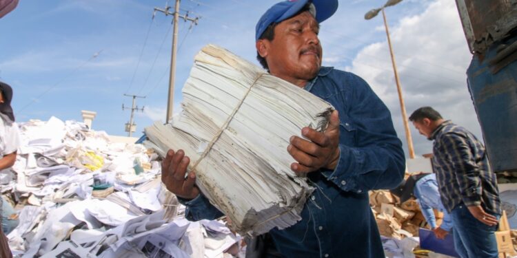 Convertirá Gobierno de Tamaulipas residuos de papel en apoyo para la educación