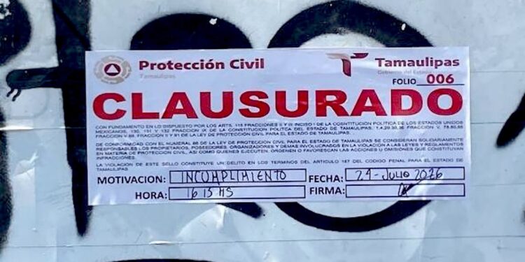 Clausuran y aseguran predio con llantas en desuso en Reynosa