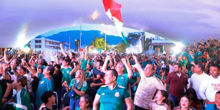 Reúne Fan Fest a más de 4 mil tamaulipecos para apoyar a la Selección Mexicana