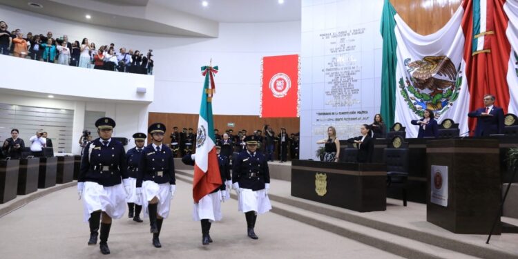 Encabeza Américo Villarreal reconocimiento histórico a la Benemérita Escuela Normal Federalizada en el Congreso