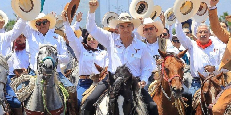 Tamaulipas cabalga unido por la soberanía y la transformación de México
