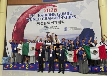Ocho tamaulipecos hacen historia con México en Corea del Sur; conquistan el primer título mundial de Haidong Gumdo